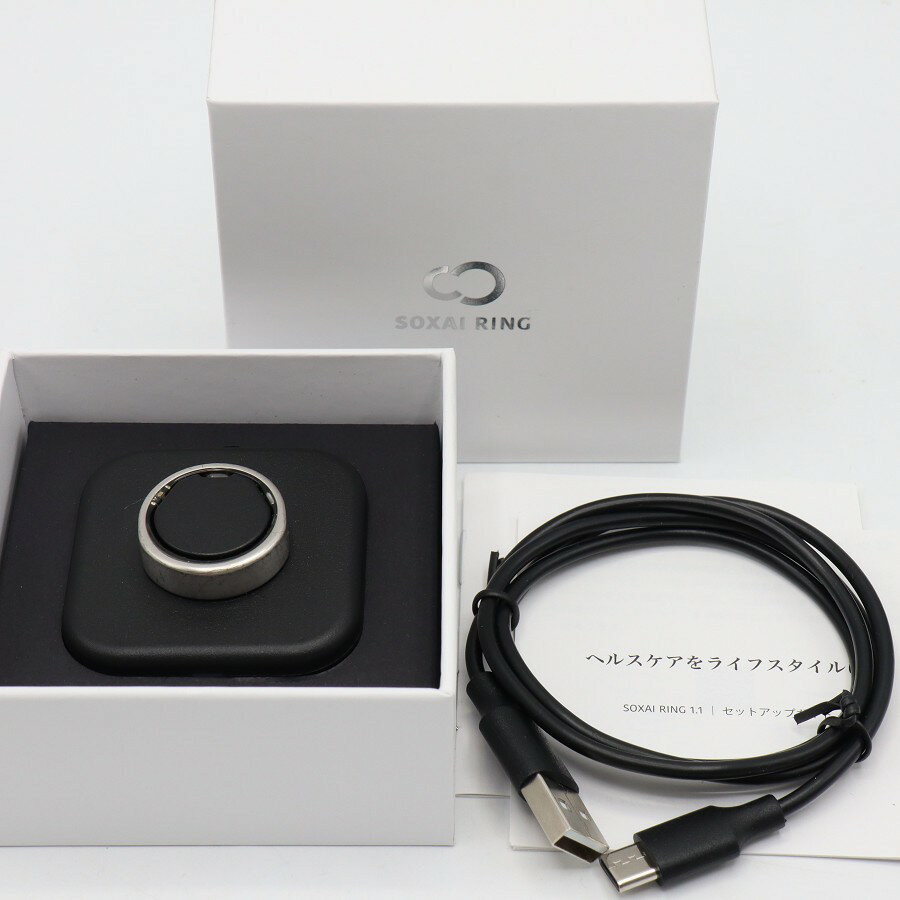 樂天商城 - 【ポイント2倍！お買い物マラソン】SOXAI RING 1.1 R11202 マットシルバー 20号 SOXAIRING1.120S スマートリング ソクサイリング 本体 【中古】