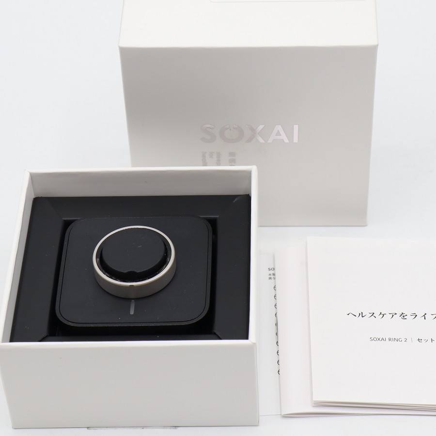 樂天商城 - 【ポイント2倍！お買い物マラソン】【美品】SOXAI RING 2 マットシルバー 24号 SOXAIRING2MSL24 スマートリング ソクサイリング 本体 【中古】