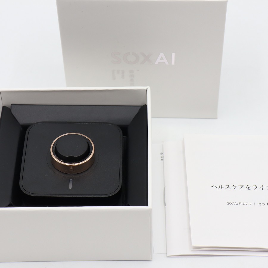 樂天商城 - 【ポイント2倍！お買い物マラソン】【美品】SOXAI RING 2 ピンクゴールド 12号 SOXAIRING2PGD12 スマートリング ソクサイリング 本体 【中古】