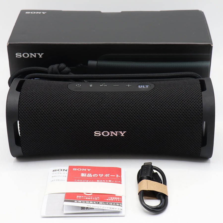 樂天商城 - 【ポイント2倍！お買い物マラソン】【未使用】SONY ULT FIELD 1 SRS-ULT10-B ブラック ワイヤレスポータブルスピーカー 防水 ソニー 本体
