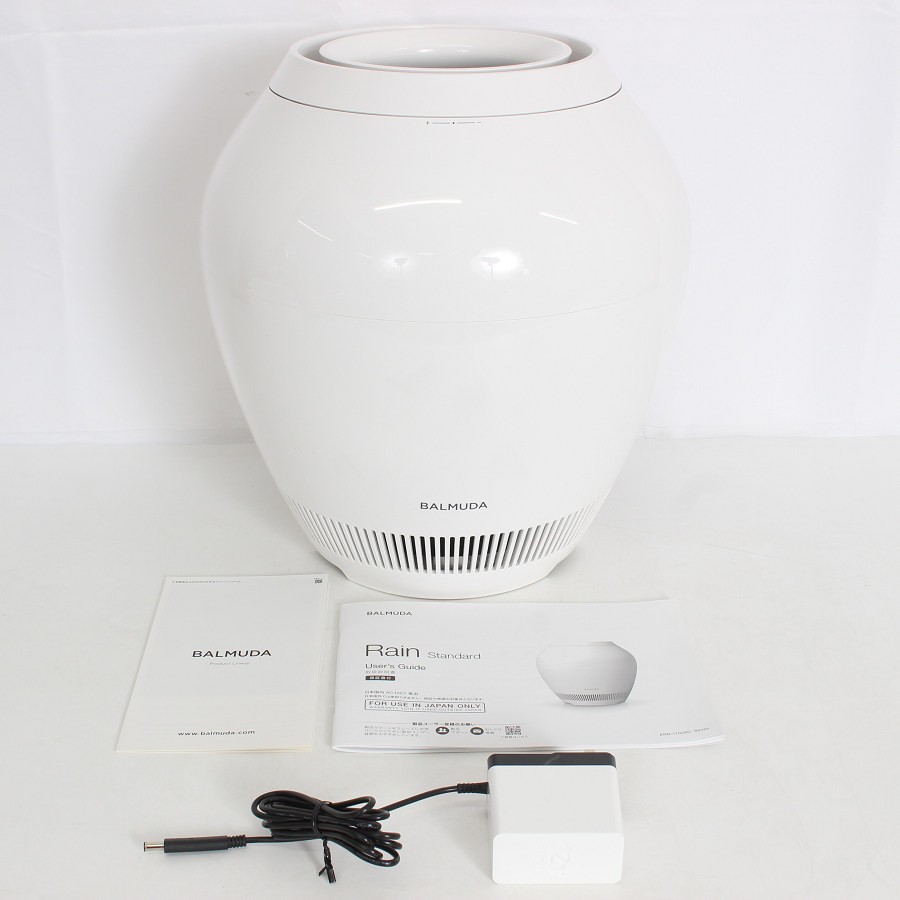 樂天商城 - 【ポイント2倍！お買い物マラソン】【美品】BALMUDA Rain ERN-1100SD-WK スタンダードモデル 気化式加湿器 ホワイト バルミューダ レイン 本体 【中古】