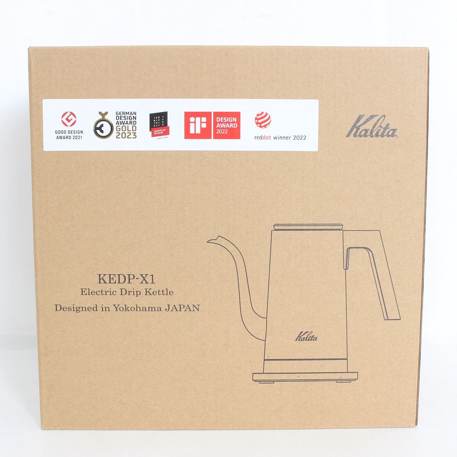 樂天商城 - 【ポイント2倍！お買い物マラソン】【未使用】カリタ 電気式ドリップポット KEDP-X1 電気ケトル Kalita 本体