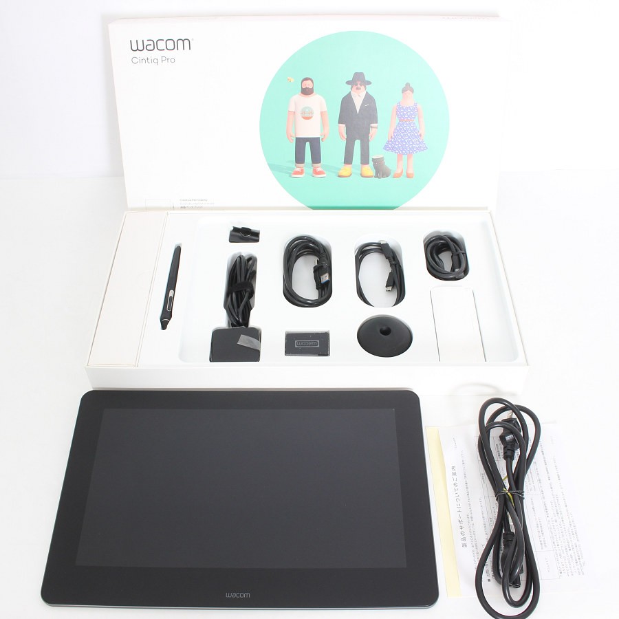 WACOM Cintiq Pro 16 DTH-1620/K0 液晶ペンタブレット 15.6型 シンティック プロ 液タブ ペンタブ ワコム 本体 【中古】の商品画像