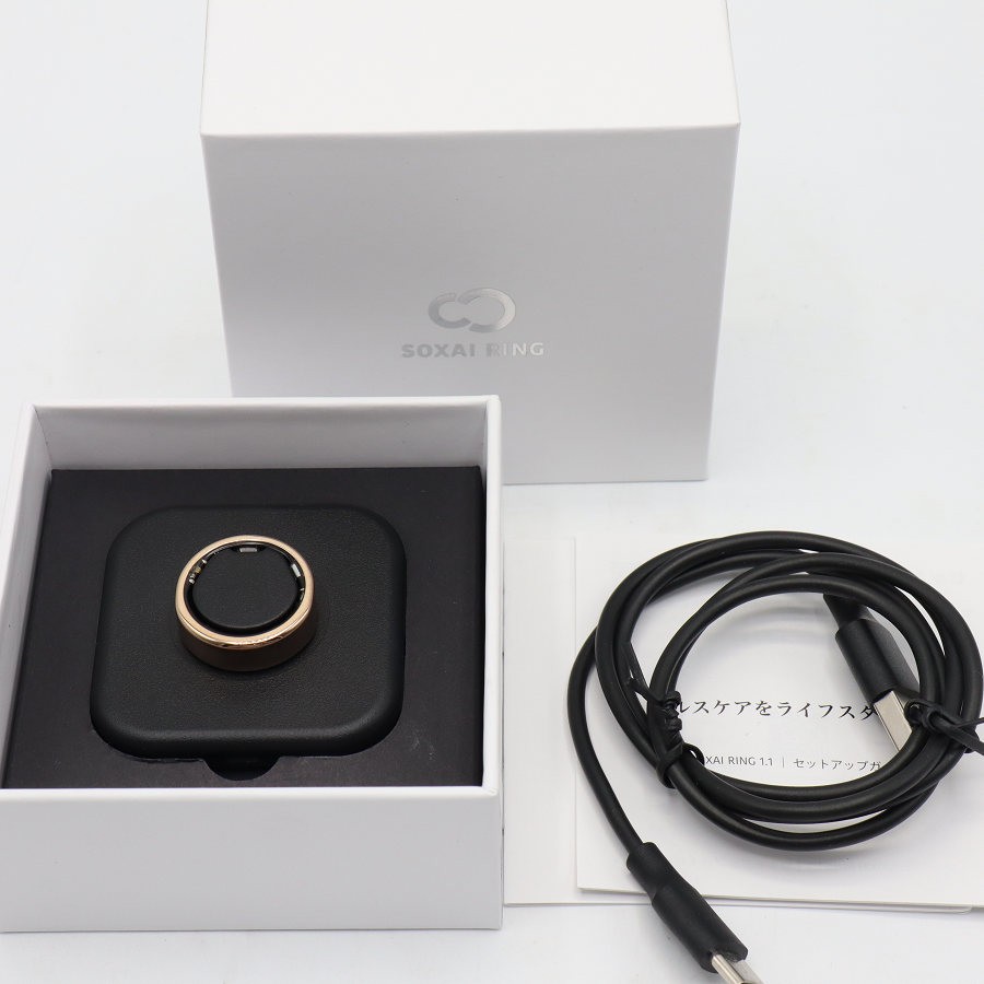 樂天商城 - 【ポイント2倍！お買い物マラソン】【美品】SOXAI RING 1.1 R11144 ピンクゴールド 14号 SOXAIRING1.114PG スマートリング ソクサイリング 本体 【中古】