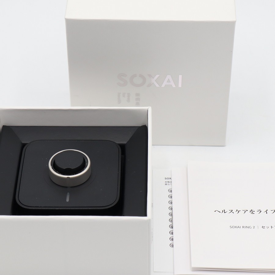 樂天商城 - 【ポイント2倍！お買い物マラソン】【美品】SOXAI RING 2 マットシルバー 8号 SOXAIRING2MSL8 スマートリング ソクサイリング 【中古】