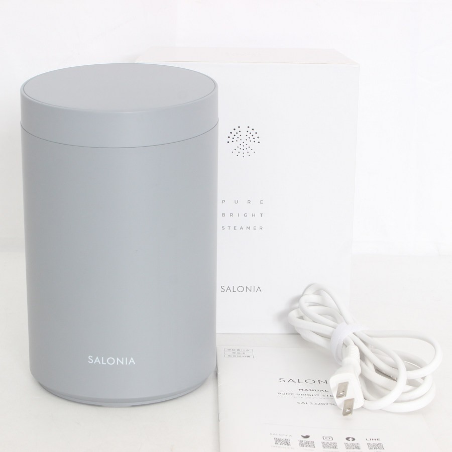 樂天商城 - 【美品】SALONIA ピュアブライト スチーマー SAL22207SL フェイススチーマー 美顔器 化粧水ミスト スキンケア サロニア 本体 【中古】
