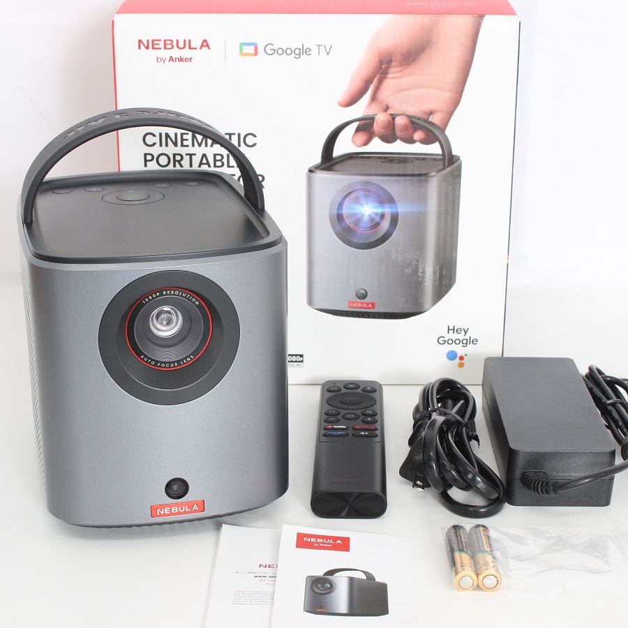 樂天商城 - 【美品】Anker Nebula Mars 3 Air D2325512 ブラック モバイルプロジェクター Dolby Digital Plus対応 フルHD アンカー ネビュラ 本体 【中古】