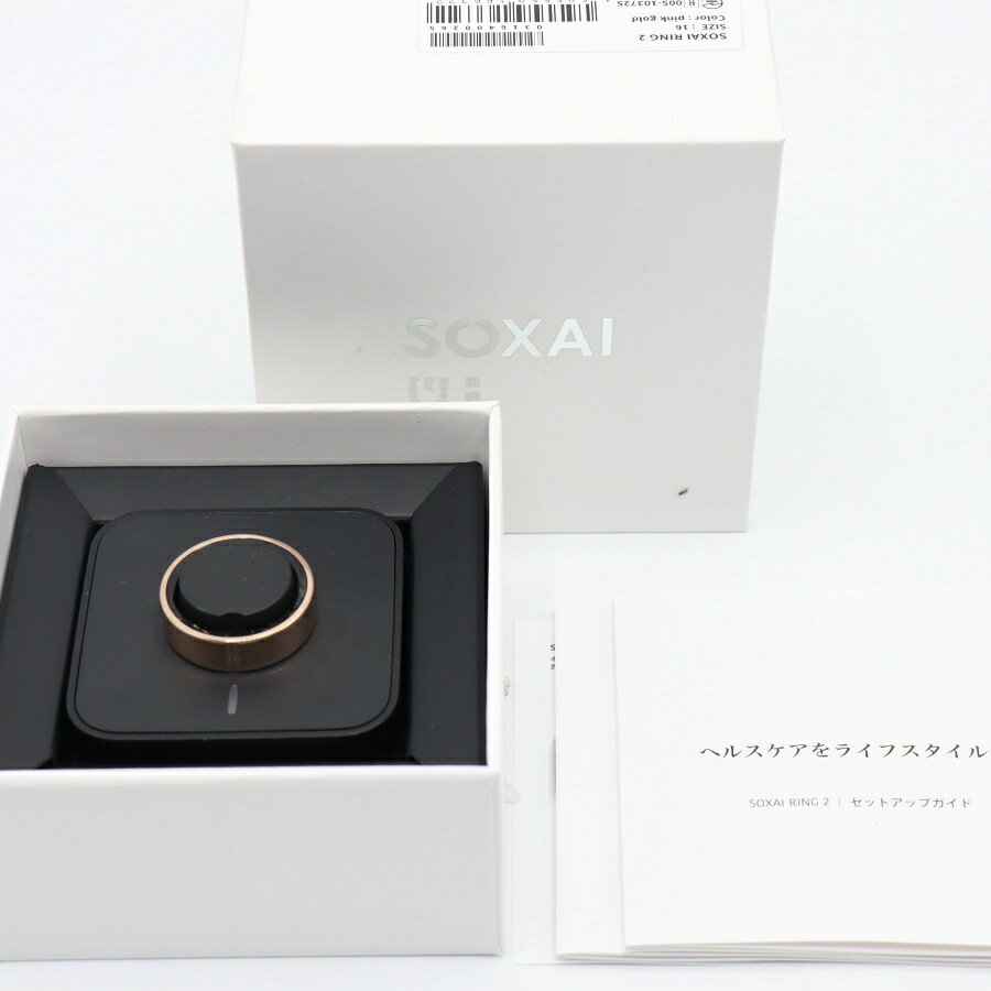 樂天商城 - 【美品】SOXAI RING 2 ピンクゴールド 16号 SOXAIRING2PGD16 スマートリング ソクサイリング 本体 【中古】