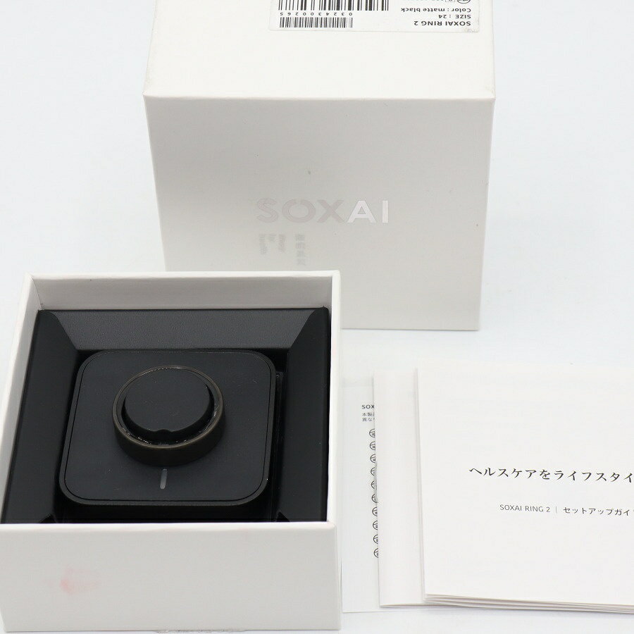 樂天商城 - 【美品】SOXAI RING 2 マットブラック 24号 SOXAIRING2MBK24 スマートリング ソクサイリング 本体 【中古】