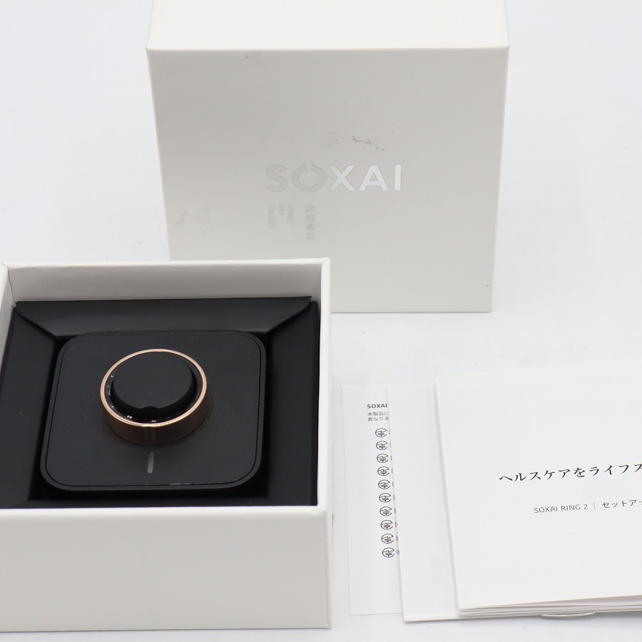 樂天商城 - 【美品】SOXAI RING 2 ピンクゴールド 18号 SOXAIRING2PGD18 スマートリング ソクサイリング 本体 【中古】