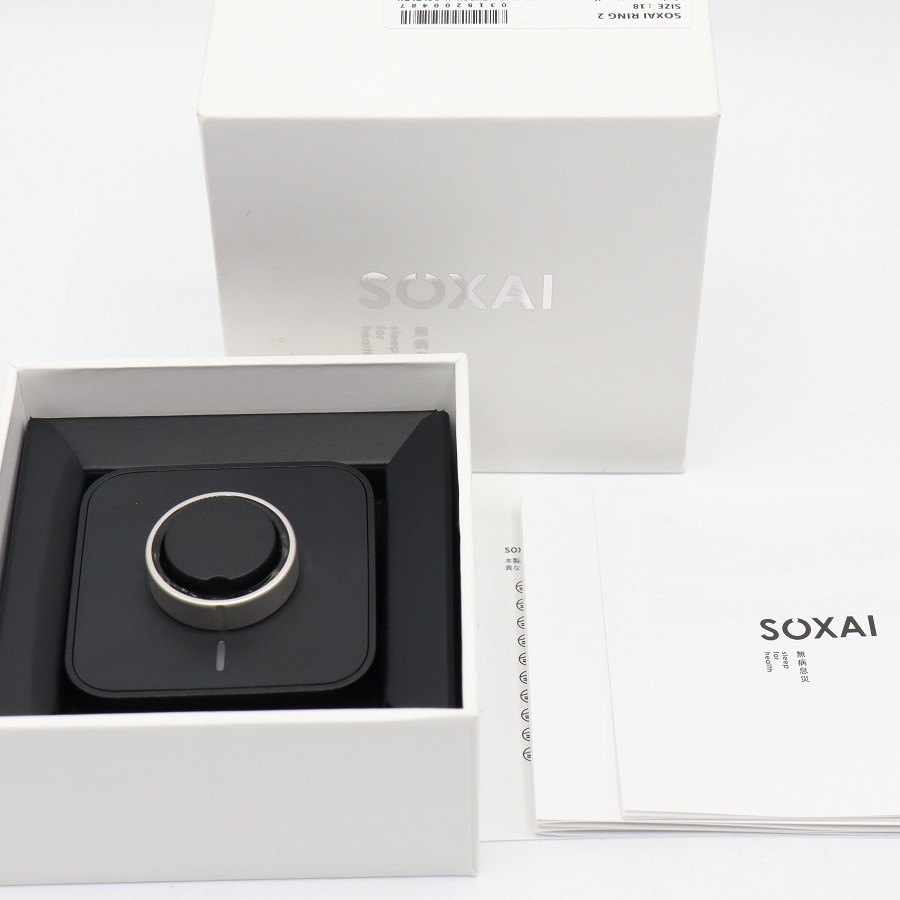樂天商城 - 【美品】SOXAI RING 2 マットシルバー 18号 SOXAIRING2MSL18 スマートリング ソクサイリング 本体 【中古】