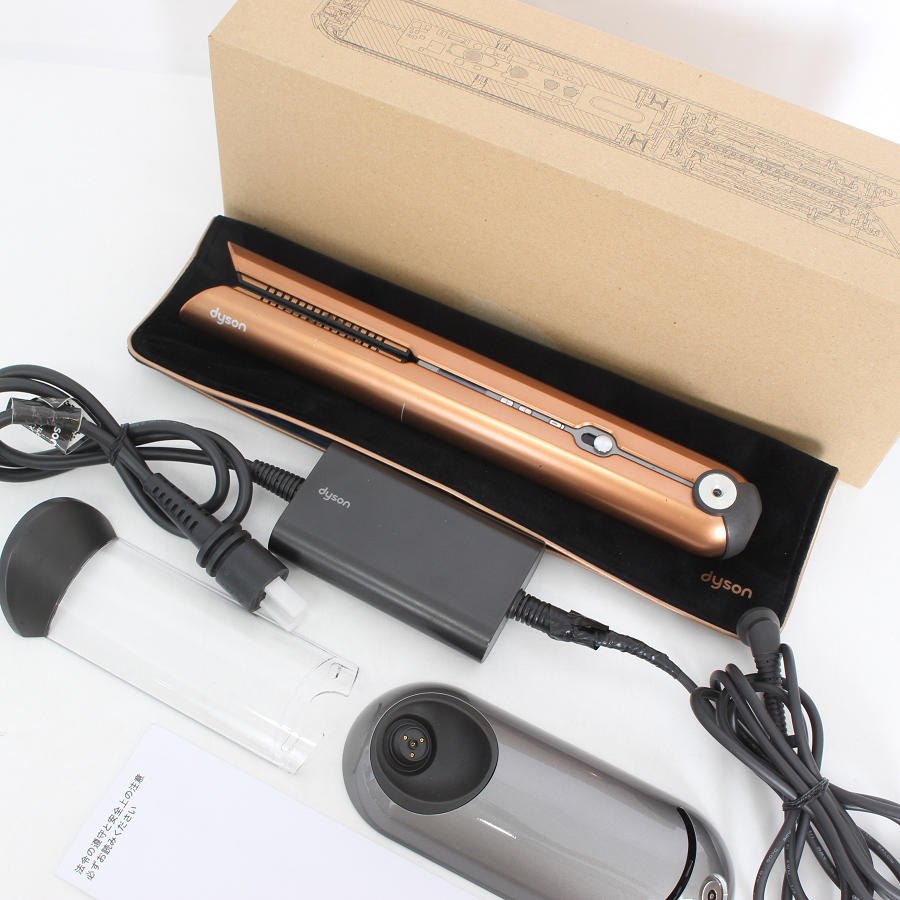樂天商城 - ダイソン コラール HS03 BCBN コッパー/ブライトニッケル コラール コードレスヘアアイロン 本体 【中古】