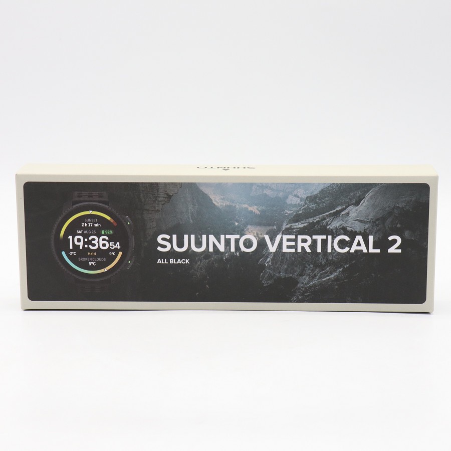【ポイント2倍！お買い物マラソン】【未使用】SUUNTO VERTICAL 2 STAINLESS SS051204000 All Black スマートウォッチ スント バーティカル 本体
