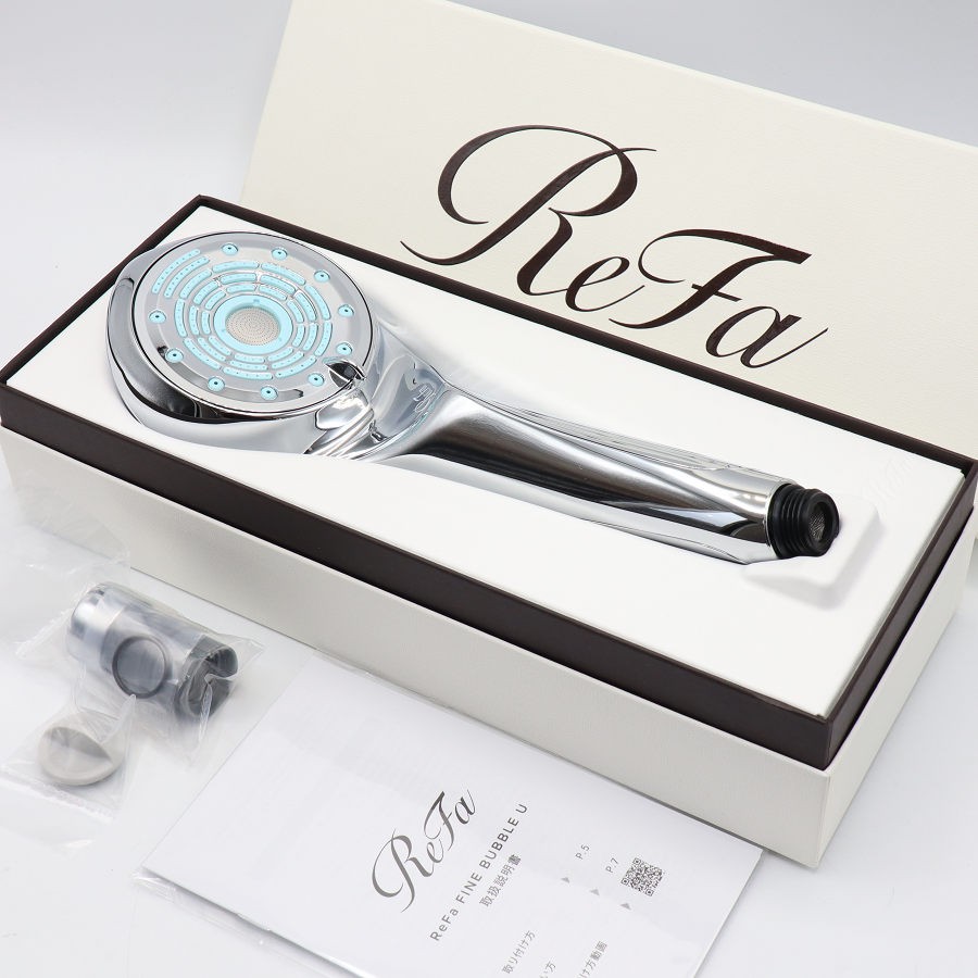 樂天商城 - 【未使用】MTG ReFa FINE BUBBLE U RS-BH-15A シルバー シャワーヘッド リファ ファインバブルユー 本体