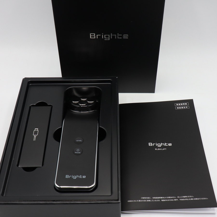 樂天商城 - 【美品】Brighte ELEKI LIFT BRT-FL170 ブラック RF EMS美顔器 ブライト エレキリフト 本体 【中古】