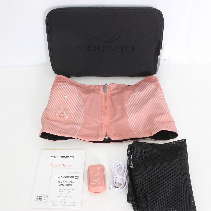 樂天商城 - MTG SIXPAD Powersuit Core Belt SE-BS-05B-M ピンク EMS シックスパッド パワースーツ コアベルト 本体 【中古】