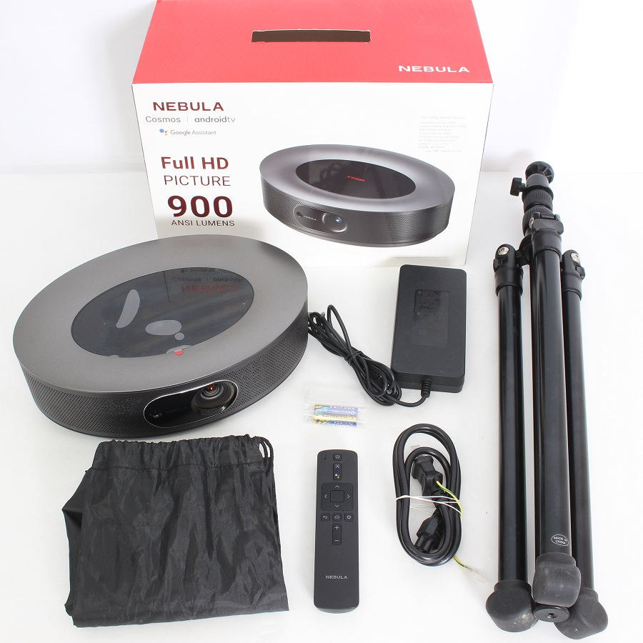 【美品】Anker Nebula Cosmos D2140511 ブラック スマートプロジェクター アンカー ネビュラ コスモス 本体 【中古】