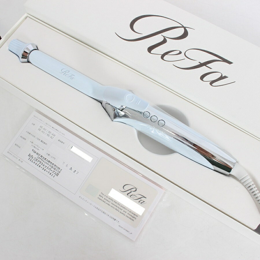 【楽天スーパーSALE！限定クーポン】【未使用】MTG ReFa CURL IRON PRO 19 RE-AZ-02A ホワイト リファカールアイロン プロ ヘアアイロン 本体