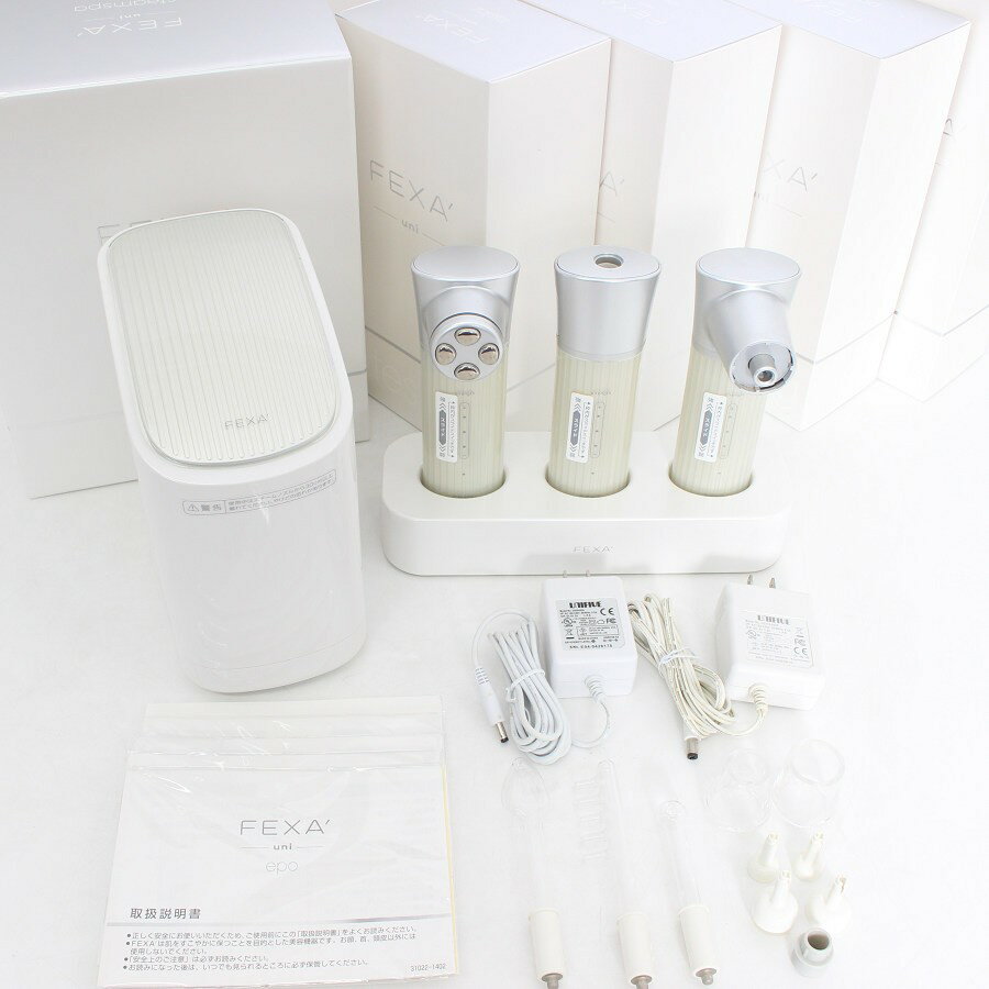 【美品】ホメオスタイル FEXA' uni フルセット 美顔器 フェクサ ユニ HOMEOSTYLE 本体 【中古】