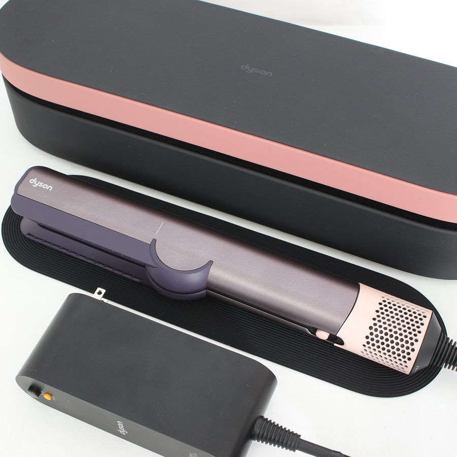 【美品】Dyson Airstrait ストレイトナー HT01 JPPL ジャスパープラム ヘアドライヤー ヘアアイロン ダイソン エアストレート 本体 【中古】