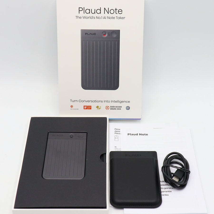 【美品】PLAUD NOTE PLD-64G-BL-JP ブラック 64GB AIボイスレコーダー プラウド ノート 本体 【中古】