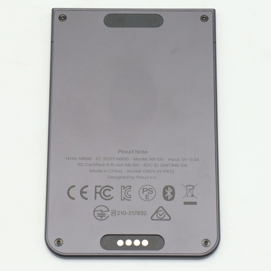 【美品】PLAUD NOTE PLD-64G-BL-JP ブラック 64GB AIボイスレコーダー プラウド ノート 本体 【中古】 3