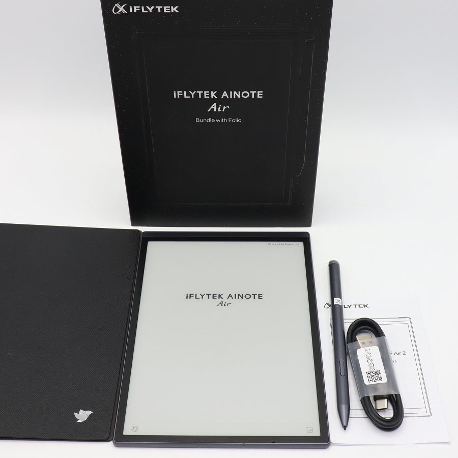 【美品】iFLYTEK AINOTE Air 2 XF-DX-B282E スマートノート 音声文字起こし 手書きノート アイフライテック 本体 【中古】