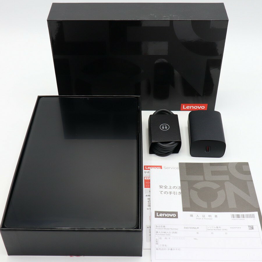 [Excellent Condition] Lenovo Legion Tab Android 14 Qualcomm Snapdragon 8 Gen3 ZAEF0052JP Eclipse Black 8.8-inch Tablet (Used)