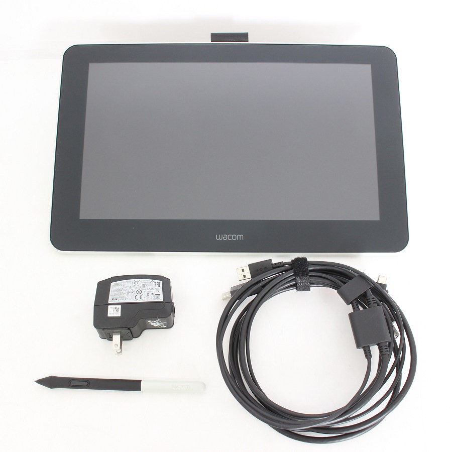 【美品】WACOM One Creative Pen Display DTC133W0D 液晶ペンタブレット ホワイト 液タブ ワコム 本体 【中古】（楽天・リファン楽天市場店）