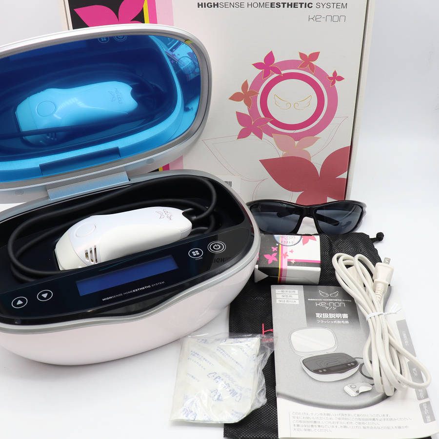 【美品】ケノン Ver.6.2 カートリッジ2点 ラージ+エクストラ 脱毛器 kenon 本体 【...