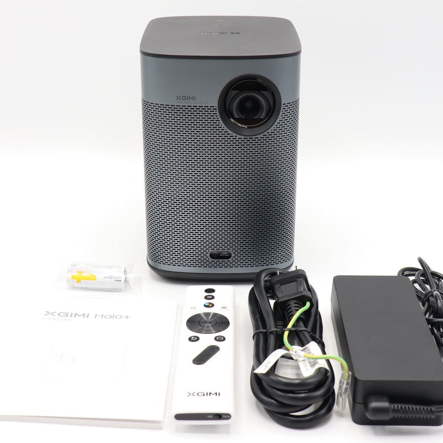■商品名 XGIMI Halo+ WM03A ポータブルモバイルプロジェクター エクスジミー ハロ 本体 ■商品状態 【A】大きなダメージもなく程度良好の美品 ・本体上面に若干のキズがございますが、全体的に状態の良い中古品です。 ・動作確認済みのためご購入後はすぐにご使用いただけます。 ・自社で梱包して発送いたします。 ※付属品は画像にあるものが全てとなります。 ■元箱・説明書について ・元箱：なし（自社で梱包） ・説明書：あり ■商品ランク説明 当店が定める商品ランクは下記の商品状態からランク分けをおこなっております。 【N】未使用品 【S】数回使用程度の美品 【A】大きなダメージもなく程度良好の美品 【B】一般的な使用感のある商品 【C】傷、汚れがあり使用感を感じるUSED品 【D】傷・汚れなどが多く見受けられる難有品 【E】ジャンク品 ■発送について ・佐川急便でお支払い確認後、2営業日以内に発送いたします。 ※沖縄県及び離島のお客様はゆうパックでの【着払い】となりますので予めご了承ください。 ■古物商許可証 【大阪府公安委員会：第621010150412号】 ■ご購入の前にお読みください ・当店の明らかな商品説明の記載ミス等でない限り、ご購入後の返金・返品等の対応はできません。 ・ご購入後、3日以上ご連絡が取れないお客様につきましては、誠に勝手ながら購入の意思なしと判断し、キャンセル扱いとさせていただく場合がございますので予めご了承ください。 ■返金・返品について ・購入した商品と異なる場合 ・説明欄に記載のない大きなダメージがあった場合 ・サイズや記載と違うお色の場合 ・初期動作不良があった場合 上記の内容に該当する場合のみ返金・返品をお受けいたします。 ※若干の状態の違いなどの個人的主観、ご注文間違いやスペックの認識の相違、思っていた商品と違うなど、個人的な理由での返品はお受けできません。 ■商品番号 058057