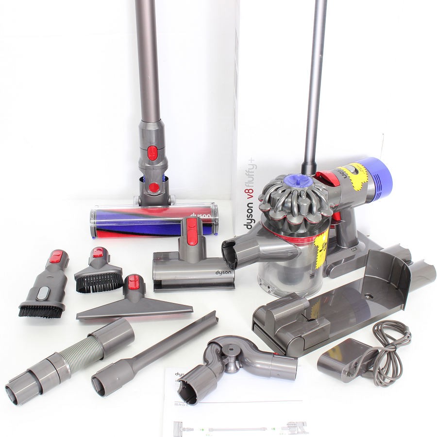 Dyson V8 Fluffy SV10 FF COM2 コードレスクリーナー 掃除機 ダイソン 本体 【中古】