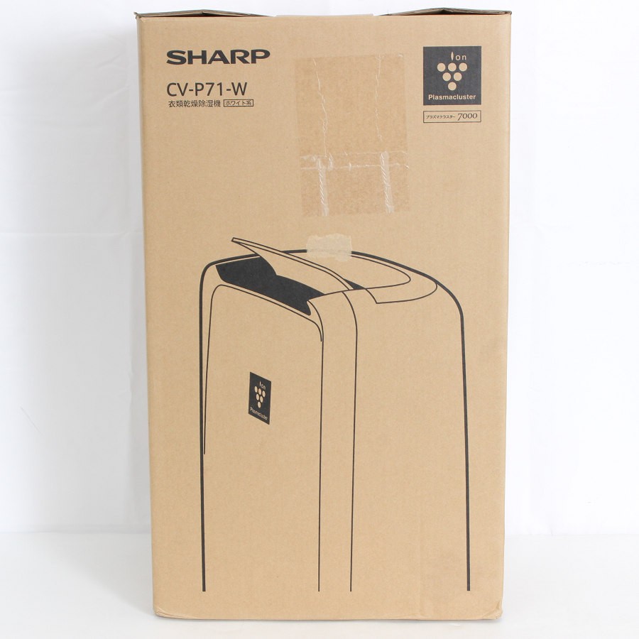 Up To 414Sq Ft - 【未使用】シャープ CV-P71-W ホワイト系 衣類乾燥除湿機 プラズマクラスター7000搭載 SHARP 本体