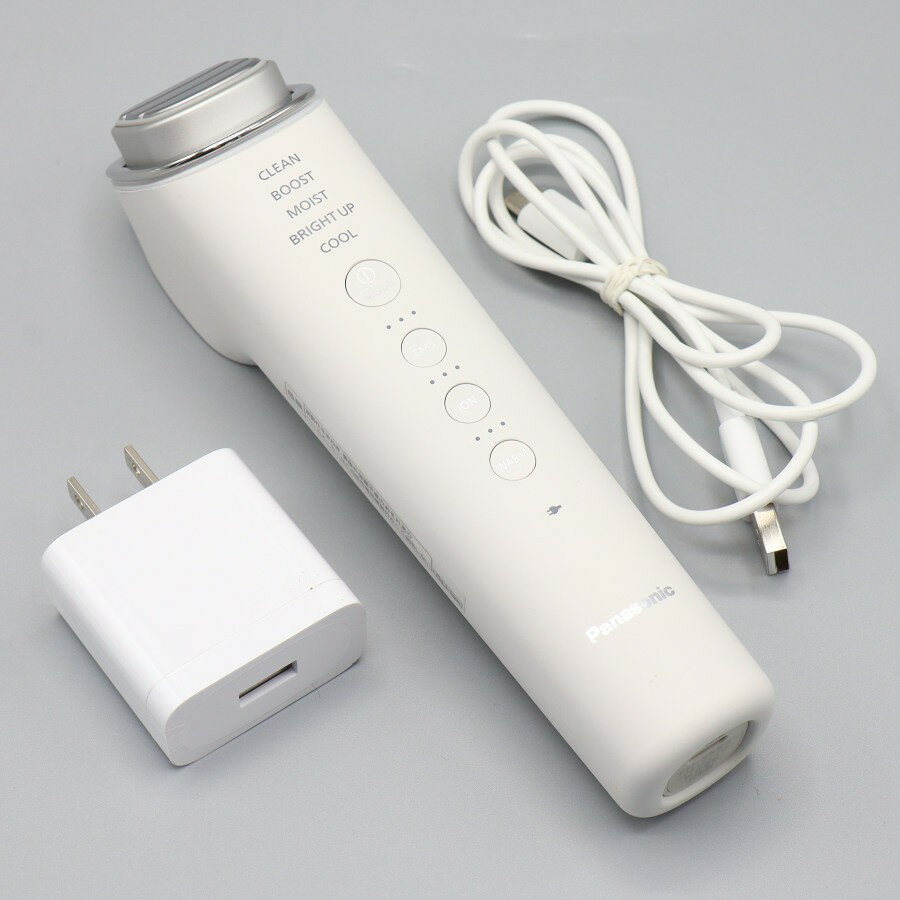 【美品】パナソニック イオンブースト マルチ EX EH-SS85-W ホワイト イオン美顔器 IONBOOST Panasonic 本体 【中古】