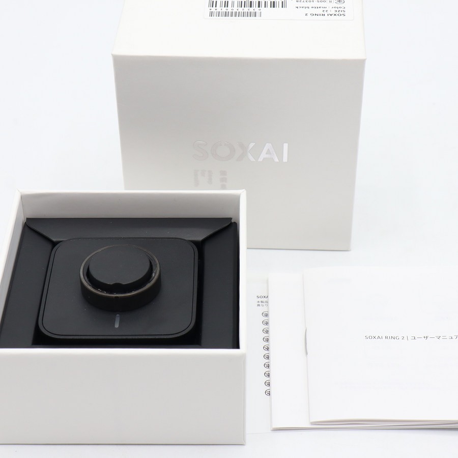 樂天商城 - 【お買い物マラソン！限定クーポン】【美品】SOXAI RING 2 マットブラック 22号 SOXAIRING2MBK22 スマートリング ソクサイリング 本体 【中古】