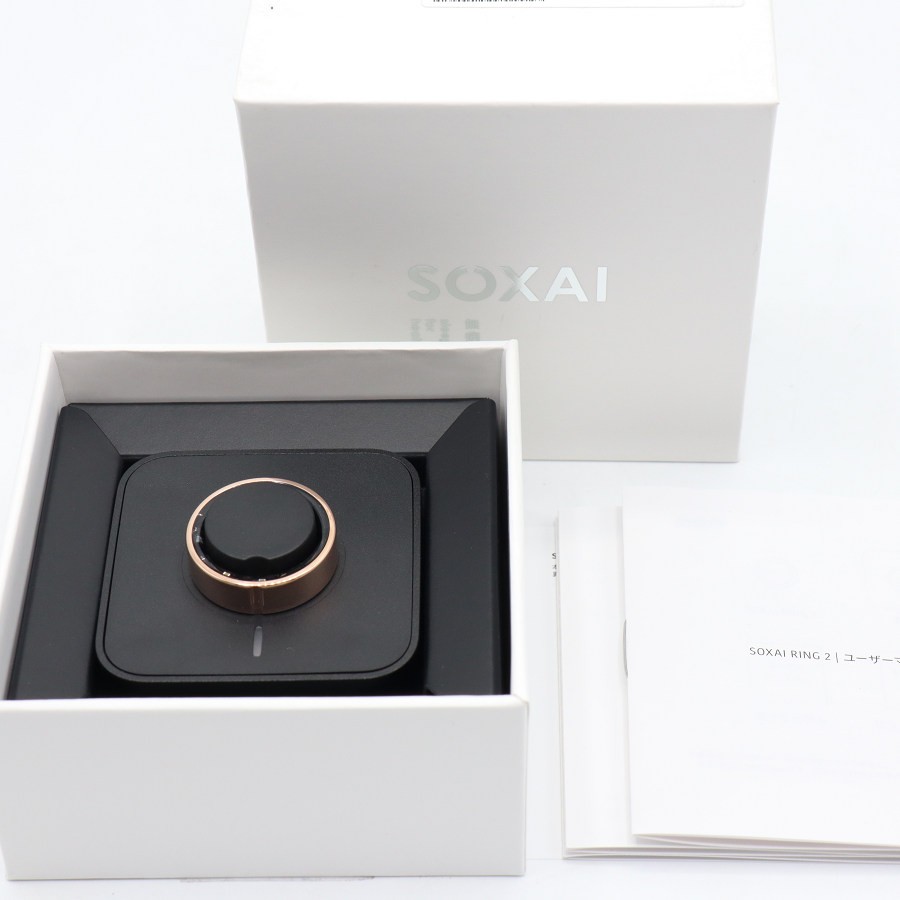 乐天商城 - 【楽天スーパーSALE！限定クーポン】【美品】SOXAI RING 2 ピンクゴールド 16号 SOXAIRING2PGD16 スマートリング ソクサイリング 本体 【中古】