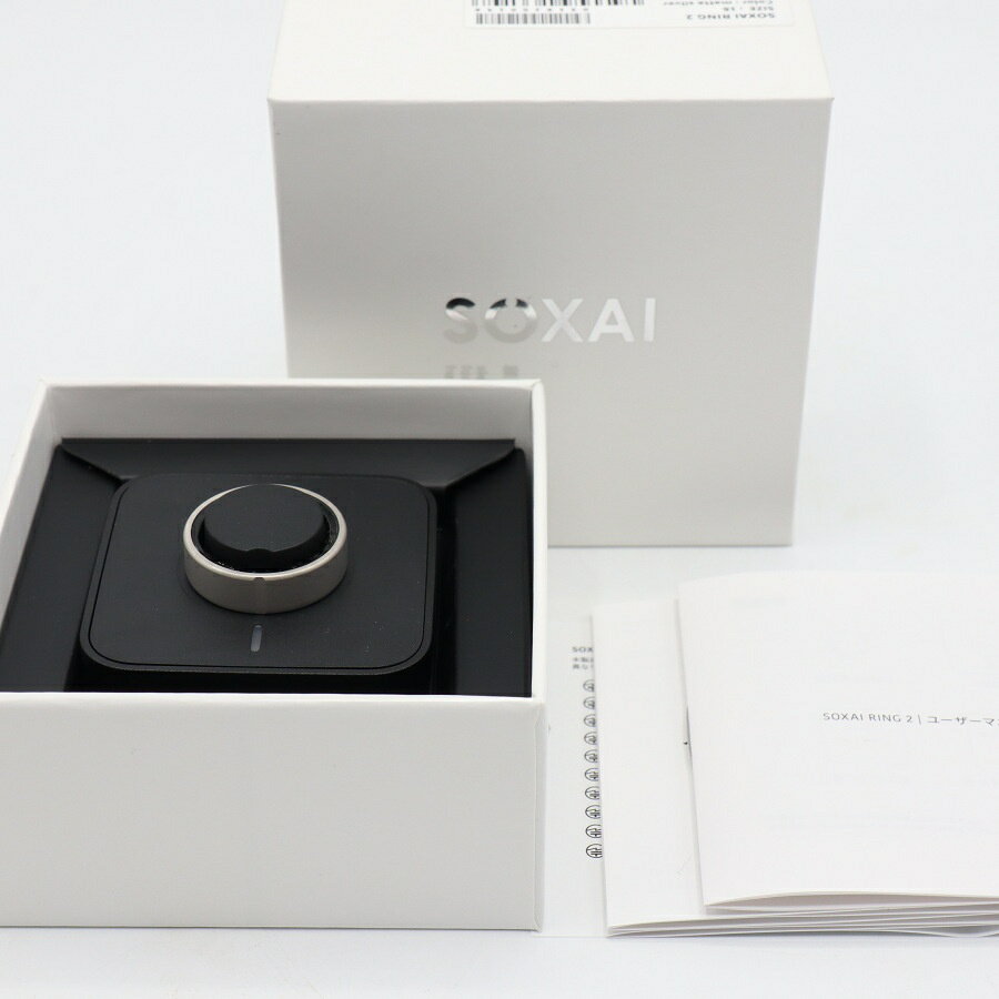 乐天商城 - 【楽天スーパーSALE！限定クーポン】【美品】SOXAI RING 2 マットシルバー 16号 SOXAIRING2MSL16 スマートリング ソクサイリング 本体 【中古】