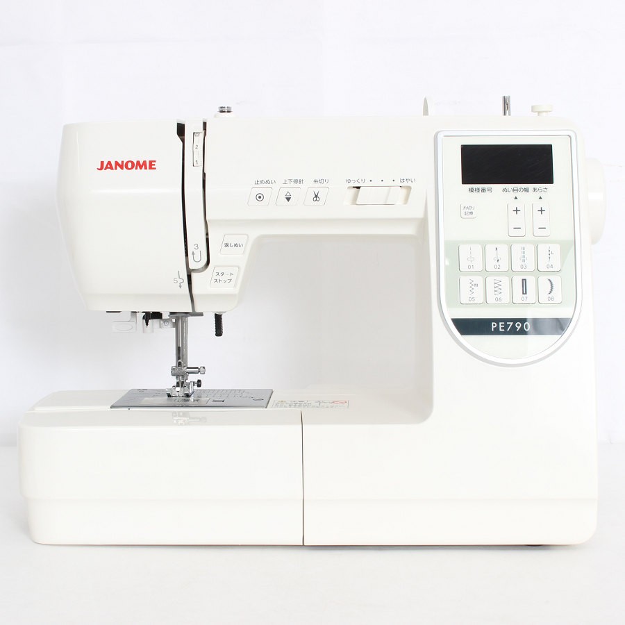 ジャノメ PE790R コンピュータミシン スマート糸通し JANOME 本体 【中古】