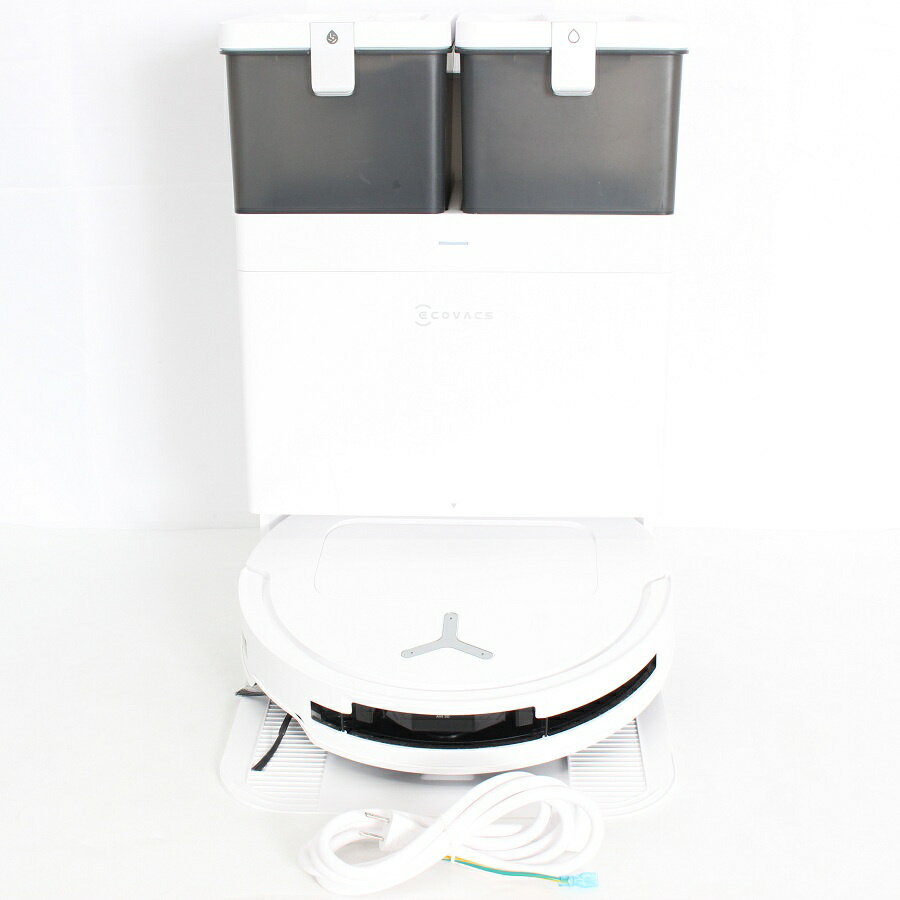 ECOVACS DEEBOT T50 OMNI DDX57-12EE ホワイト ロボット掃除機 エコバックス ディーボット 本体 【中古】