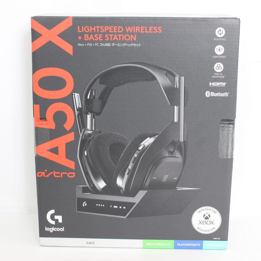 乐天商城 - 【楽天スーパーSALE！限定クーポン】【未使用】Logicool ASTRO A50 X A50X-BK ブラック ゲーミングヘッドセット ベースステーション ロジクール 本体