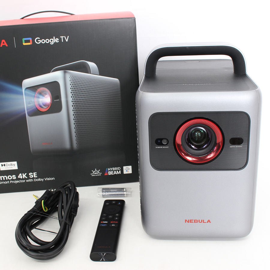 乐天商城 - 【楽天スーパーSALE！限定クーポン】【美品】Anker Nebula Cosmos 4K SE D2342511 スペースグレー プロジェクター ネビュラ コスモス アンカー 本体 【中古】