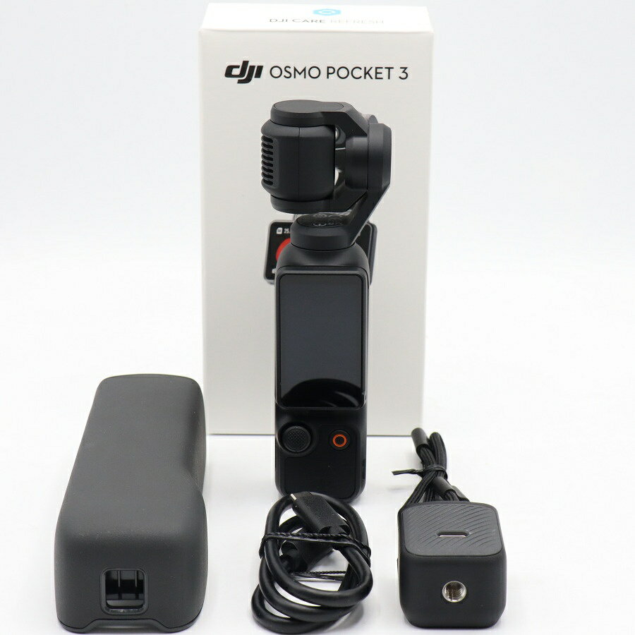 樂天商城 - 【お買い物マラソン！限定クーポン】【美品】DJI Osmo Pocket 3 OP9923 3軸スタビライザー 1インチCMOSセンサー搭載 4K対応 ポケットジンバル アクションカメラ 本体 【中古】