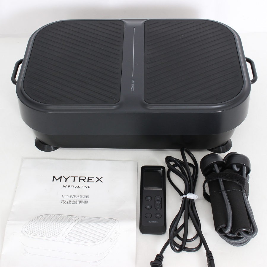 【美品】MYTREX W FIT ACTIVE MT-WFA22B エクササイズ 振動マシン EMS マイトレックス ダブルフィット アクティブ 本体 【中古】