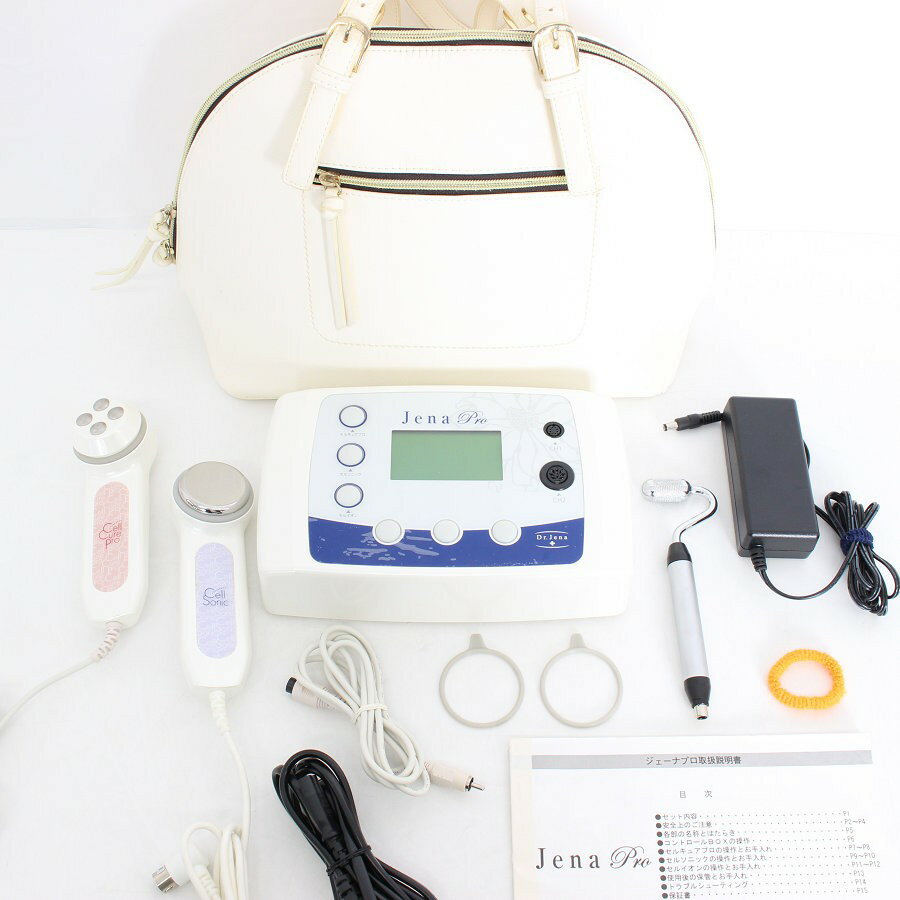 乐天商城 - 【楽天スーパーSALE！限定クーポン】Dr.Jena ジェーナプロ 美顔器 セルキュアプロ セルソニック セルイオン ドクタージェーナ 本体 【中古】