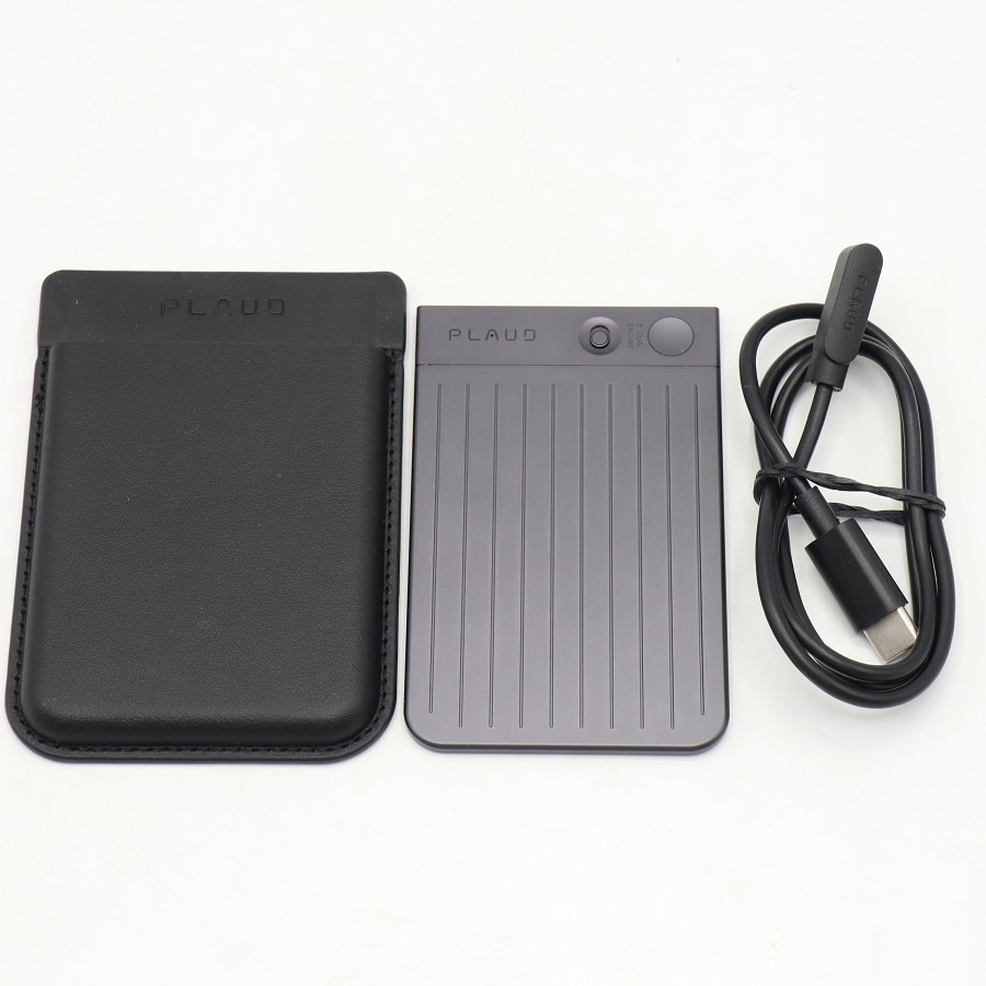乐天商城 - 【美品】PLAUD NOTE PLD-64G-BL-JP ブラック 64GB AIボイスレコーダー プラウド ノート 本体 【中古】