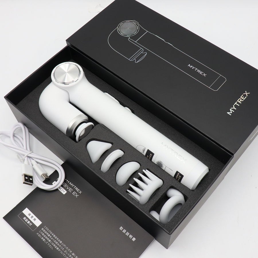 【美品】MYTREX REBIVE EX HANDY MT-RBEH24W ホワイト トータルボディケア マイトレックス リバイブイーエックス ハンディ 本体 【中古】