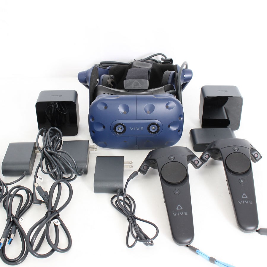 乐天商城 - HTC VIVE Pro スターターキット 99HAPY005-00 VR ヘッドマウントディスプレイ 本体 【中古】