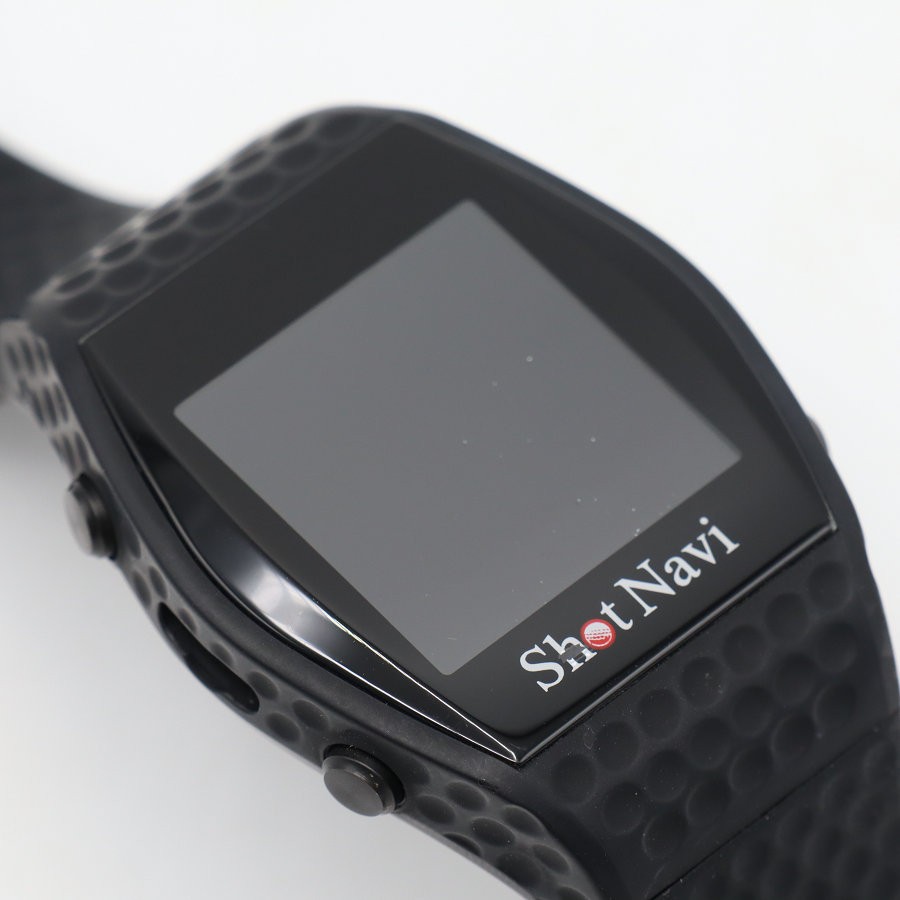 【お買い物マラソン限定クーポン】ShotNavi INFINITY ブラック 腕時計型ゴルフ用GPSナビ ショットナビ インフィニティ 本体 【中古】