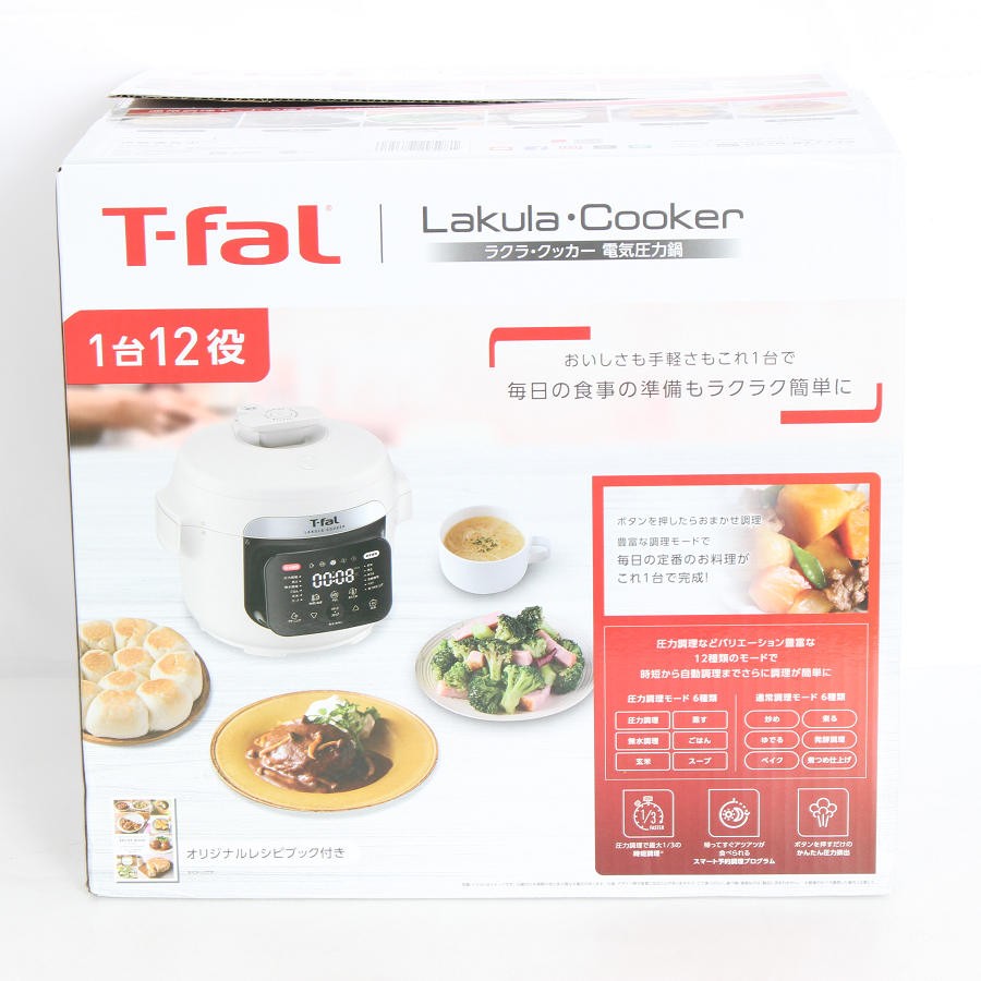 乐天商城 - 【未使用】ティファール ラクラ・クッカー CY380AJ0 アイボリー 電気圧力鍋 T-fal 本体