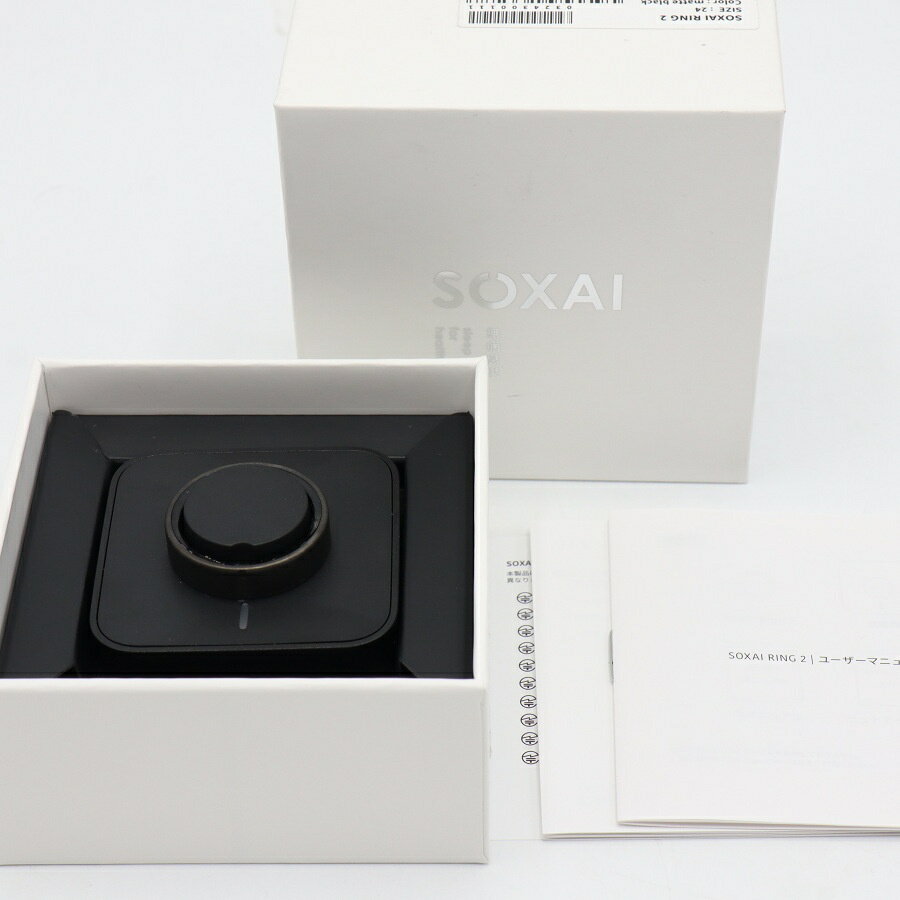 樂天商城 - 【お買い物マラソン！限定クーポン】【美品】SOXAI RING 2 マットブラック 24号 SOXAIRING2MBK24 スマートリング ソクサイリング 本体 【中古】